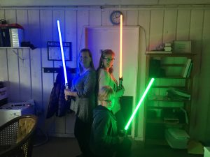 Better not miss a medical appointment with our Jedi Nursing Team of Christine, Kari, and Jessie guarding the galaxy!