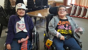 Dawn and Erin rocking the Illinois primary vote!