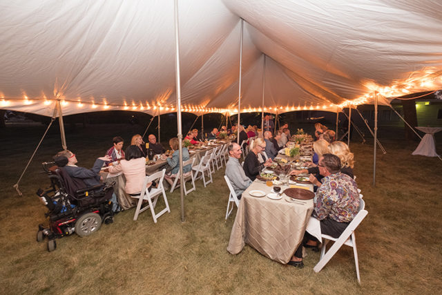 evening farm to table dinner