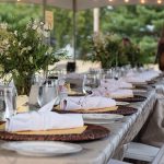 farm dinner table